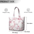 thumbnail image 5 of Flower Women's Large Weekend Travel Bag Moving Canvas Handbag Thick Double Layer Beach Weekend Travel Unisex Hospital Maternity Delivery with Toiletry Waterproof, 5 of 5