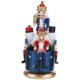 thumbnail image 1 of Cascanueces de soldado de madera, 4 soldados, caja de música, 21 cm, juguete de cuerda para decoración navideña, regalo de cumpleaños para niños (azul) Zhivalor ZYY-1171, 1 of 4