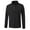 BLACK, variant on DTWOOO Men's Solid Quarter Zip Golf Pullover Men Solid Performance Long Sleeve Wicking Mock Neck Mens Athletic Sweatshirts