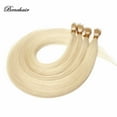 thumbnail image 5 of Benehair Human Hair Extensions Nano Ring I Tip Remy Hair Loop in Microlink Full Head Women Seamless Blonde 50g, 5 of 12