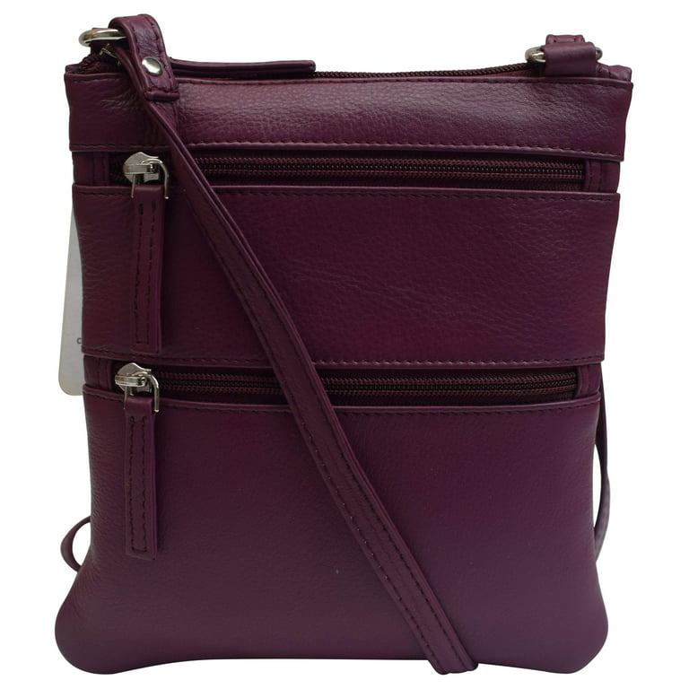 Marshal Womens Leather Handbags Shoulder Bag Small Bags Luxury Designer Crossbody Purses for Ladies Blue