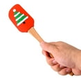 thumbnail image 2 of Christmas-Themed Silicone Baking Spatula, Silicone Butter Scraper, Wooden Handle Cake Mixing Knife, Festive Kitchen Baking Tool, Ideal for Holiday Baking, Cake Decorating & Cream Mixing, 2 of 3