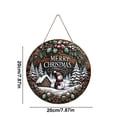 thumbnail image 3 of onlyliua Artículos En Liquidación La Forma Circular de La Neve y Las Bayas de Colgaria y El Adorno Del Colgante de Madera para Navidad, 3 of 6