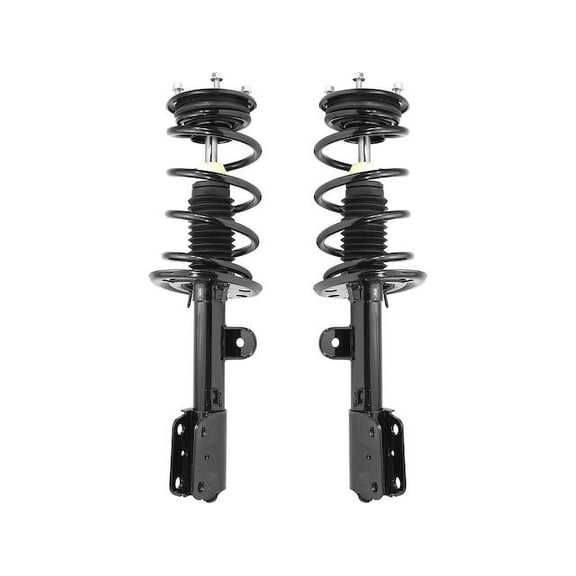 Front Strut and Coil Spring Assembly 2 Piece Kit - Compatible with 2013 - 2018 Ford Explorer FWD (Excludes All Wheel Drive) (From 09/04/2012) 2014 2015 2016 2017