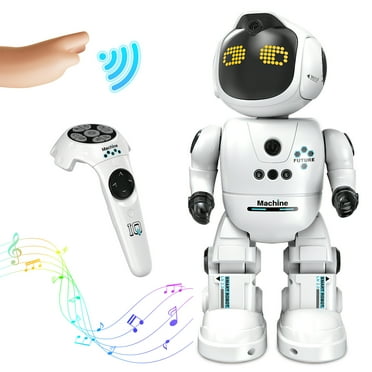 RC Robot Toys for Kids, Remote Control Intelligent Robot Walking Singing Dancing Educational Toy, Touch Sensing Smart Robot for Age 3 