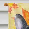 thumbnail image 3 of Carolines Treasures BB9971CHF French Bulldog Black White Fall Flag Canvas House Size  Large multicolor, 3 of 4