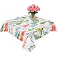 thumbnail image 2 of Christmas Table Cloth Waterproof Tablecloths, Cartoon Xmas Tree Winter Abstract Tablecloth Dining Table Cover for Kitchen Party Tabletop Outdoor, Square Tablecloth 60x60 Inch, 2 of 9