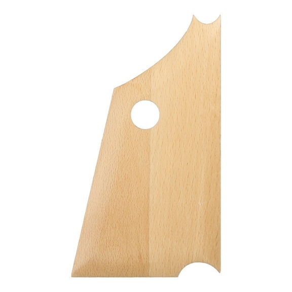 Uxcell Pottery Ribs Trimming Tools Pottery Profile Details Foot Shaper Tool Beech for Carving Ceramics Clay