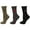 Black, Brown, Tan, variant on Women's Argyle Pattern Bamboo Crew Socks