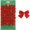 Red, variant on GIXUSIL 12 Pcs Gold Bows Christmas Tree Decorations, Wreath Bow Glitter Red Winter Xmas Tree Craft Bows Ornaments, New Year Holiday Party Decoration Bows (Gold)