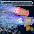 thumbnail image 3 of Ametralladora de burbujas BOMOCO de 69 agujeros con luces para niños mayores de 3 años, 3 of 8