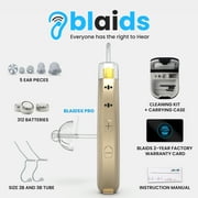 BlaidsX Pro Programmable Hearing Aids for Adults with Mobile App Hearing Test & Noise Cancellation, Hearing Aids for Seniors with Bluetooth, Dual Mic & 48 DSP Channels | USA-Made Multi Core Processor