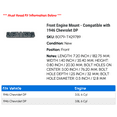 thumbnail image 2 of Front Engine Mount - Compatible with 1946 Chevy DP, 2 of 2