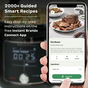 Instant Pot 6QT Pro Plus 10-in-1 Multi-CookerPressure Cooker, Slow Cooker, Rice Cooker, Steamer, Sauté Pan, Yogurt Maker, Warmer, Canning Pot, Sous Vide, Includes App with Over 800 Recipes, 6 Quart