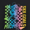 thumbnail image 3 of Disney - Mickey & Friends - Mickey Sk8 Goals - Multi Color - Women's Lightweight French Terry Long Sleeve Shirt, 3 of 5