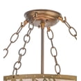 thumbnail image 3 of Meyda Tiffany 154878 Mountain Pine 4 Light 22" Wide Semi-Flush Drum Ceiling Fixture -, 3 of 7
