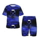 thumbnail image 1 of Balery Steel Skull Conjunto de Pijama Infantil de Manga Corta con Estampado – Ropa de Dormir de Algodón Suave-Medium, 1 of 6