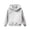 Gray, variant on Kids Pullover Sweatshirts Long Sleeve Loose Solid Color Casual Hoodies Fall Winter Workout Running Tops