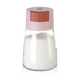 thumbnail image 2 of Salt Shakers with Press Button Moisture Proof Salt Shakers for Salt Sugar Spice Pepper  Beige, 2 of 8