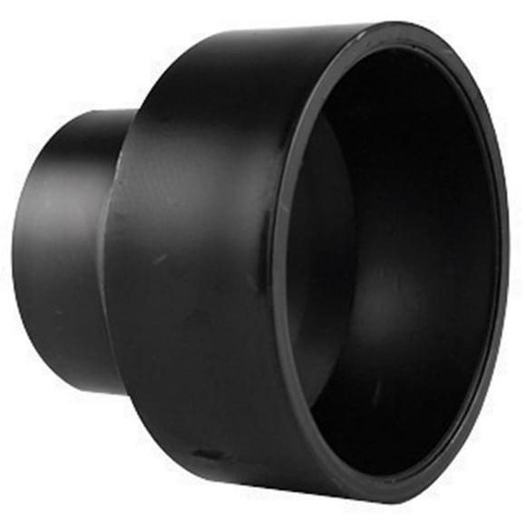 Charlotte Pipe & Foundry ABS001021000HA 2 x 3 in. Reducer Coupling Black