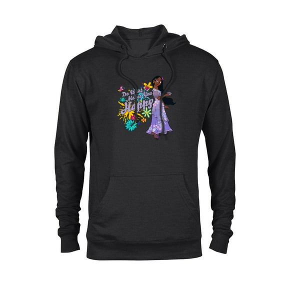 Disney Encanto Isabella Do What Makes You Happy - Pullover Hoodie for Adults - Customized-Black