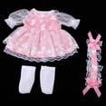thumbnail image 2 of Conjunto de Calcetines de Encaje Hugo para muñeca de 25 cm, 2 of 10