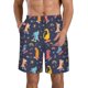 thumbnail image 1 of Fotbe Cartoon Dinosaur Trajes de Baño Estampados para Hombre, Shorts de Verano de Secado Rápido, Ropa de Playa, Bañadores-3X-Large, 1 of 6