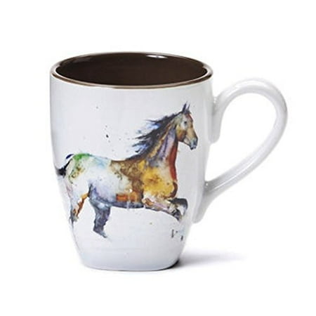 

Demdaco Dean Crouser Running Horse Coffee Tea Mug Cup