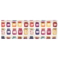 thumbnail image 6 of Yayeee Kitchen Valance Rod Pocket 54" x 18" Living Room Window Curtain, Colorful Jam, 6 of 6