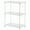 White, variant on Design Ideas MeshWorks 3-Tier Metal Storage Shelving Unit Rack, Silver