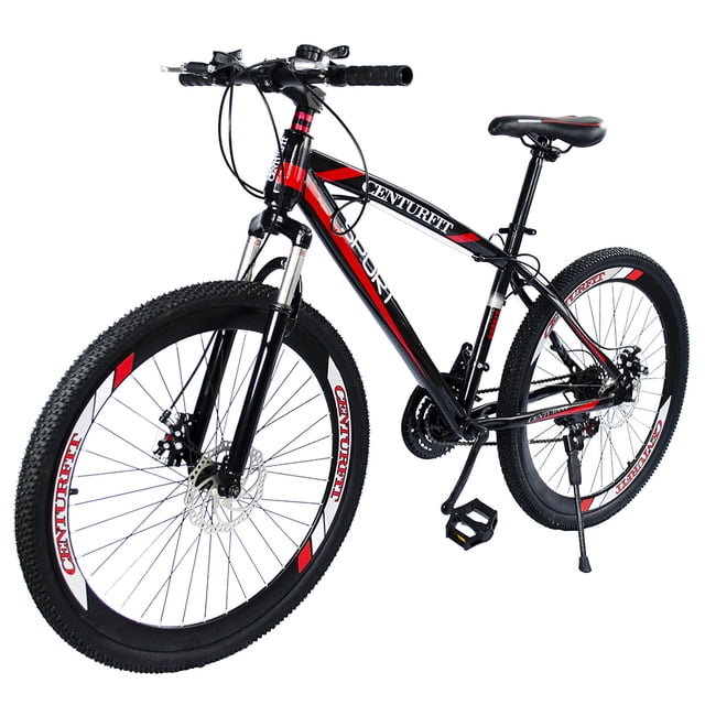 Bicicleta Deportiva Montaña R26 CENTURFIT 21 Velocidades Freno de Disco Roja