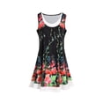 thumbnail image 3 of Enwejyy Knee Length Dress Women Floral Sleeveless Vocation Dress, 3 of 4