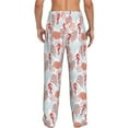 thumbnail image 7 of Salouo Tropical Corals Seahorse Print Pajama Pants for Men, Lounge Pants Elastic Waistband Casual Men's sleepwear Loungewear Sleep Pajama Pant -Medium, 7 of 7
