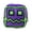 Geometry Dash - K, variant on Geometry Dash Plush Toys, 4.72'' Geometry Dash Stuffed Animals, 3D Plushies Doll Pillow Geometry Dash Game Cute Kids Collection Birthday Gift, Geometry Dash Soft Toys, Christmas Gift for Fans