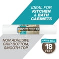 thumbnail image 3 of (2 pack) Smooth Top EasyLiner Shelf Liner, White 20" x 18' Roll, 3 of 16