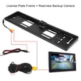 thumbnail image 4 of Cámara De Estacionamiento Para Matrícula, Cámara De Respaldo Para Matrícula, Marco De Luces LED De Fácil Uso Con ángulo De Visión Trasera, Cámara Para Matrícula Para ANGGREK License Plate Backup Camera, 4 of 8