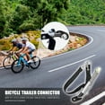 thumbnail image 3 of Bike Trailer Steel Linker Bicycle Rear Rack Baby Pet Hitch Linker Connector, 3 of 8