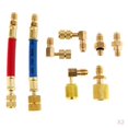 thumbnail image 1 of 16x R12 A R134daptador De Flexible Para Medidores R134ire Acondicionado Parutomóvil Zulema Adaptador de conversión R134A R12, 1 of 8