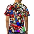 thumbnail image 6 of Mario Luigi Unisex Short-sleeve Shirt For Men Women Novelty 3D Print T-Shirt Soft Comfortable Tee Shirts, 6 of 7