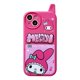 thumbnail image 1 of Sanrio Kuromi Mymelody-funda de teléfono con espejo Invisible para IPhone 14 13 12 11 Pro Max Plus, funda trasera anticaída para novia xuanjing  unisex, 1 of 2