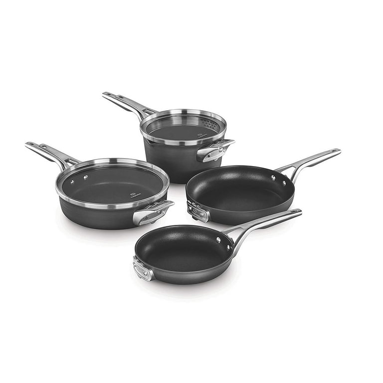 新品カルファロン８蓋４セットcalphalon premiere space s Calphalon Premier 8-Piece Stainless Steel Cookware Set, Oven Safe