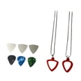 thumbnail image 5 of colcolo Silicone Guitar Pick Holder Necklace Guitar Pick Pendant for Electric Guitar red, 5 of 8
