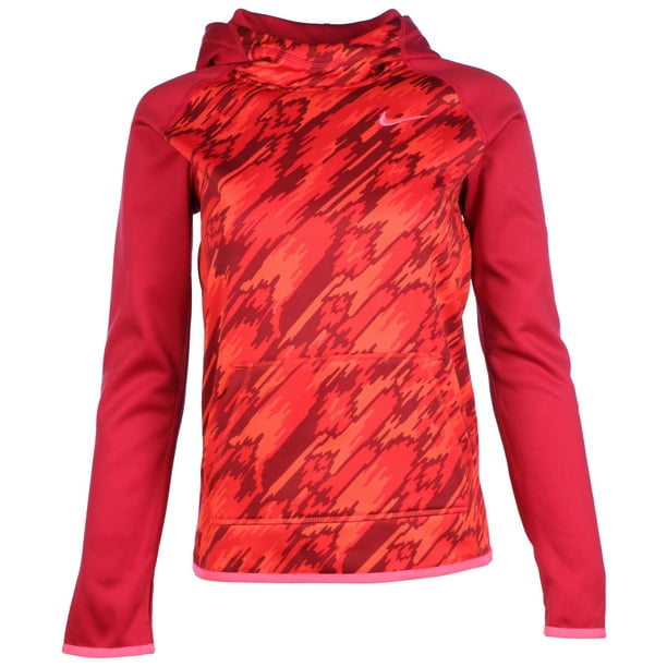 Nike - Nike Big Girls' (7-16) Therma-Fit Training Pullover Hoodie-Red ...