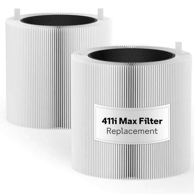 Leemone 2 Pack Blue Pure 411i Max and 411a Max Replacement Filter Compatible with Blue Pure 411i Max and 411a Max Air Purifier, b