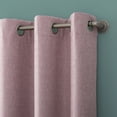 thumbnail image 4 of Sun Zero Miles 100% Blackout Grommet Single Curtain Panel in Purple 40" x 63" Pink, 4 of 8