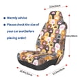 thumbnail image 3 of Naloa Cat Paw (2) Car Seat Covers Universal Front Seat Coves for Car Accessories ,Padded Car Covers for Automotive, SUV, Truck, and Van, 3 of 5