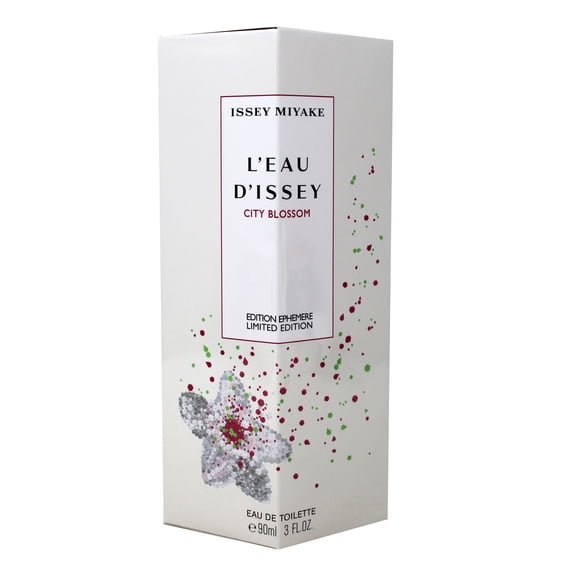 L'eau D'issey City Blossom Perfume by Issey Miyake - 3.0 oz Eau De Toilette Spray (New In Box)
