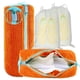 thumbnail image 1 of Bolsa para lavadora de zapatos, 2 unidades, tamaño XXL, reutilizables, color naranja, 1 of 7