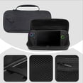 thumbnail image 4 of ROG Ally Handheld Gaming Console Storage Bag, Waterproof PU Hard Shell Carrying Case for Travel, Shockproof Protective Cover with Zipper Closure, Black, 4 of 8