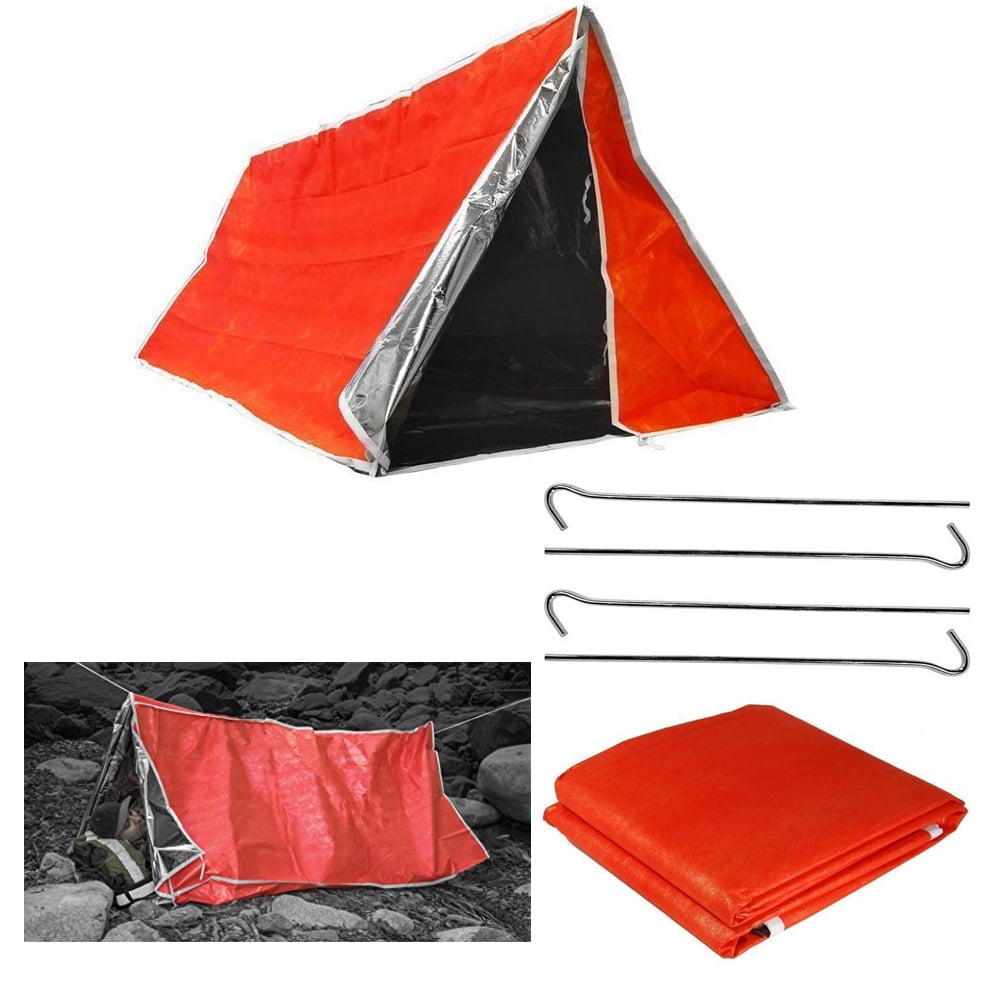 Emergency Tube Tent Survival Hiking Camping Shelter Outdoor Portable